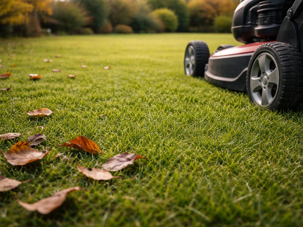 coupe gazon automne